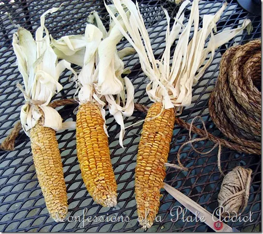 Corn garland tutorial