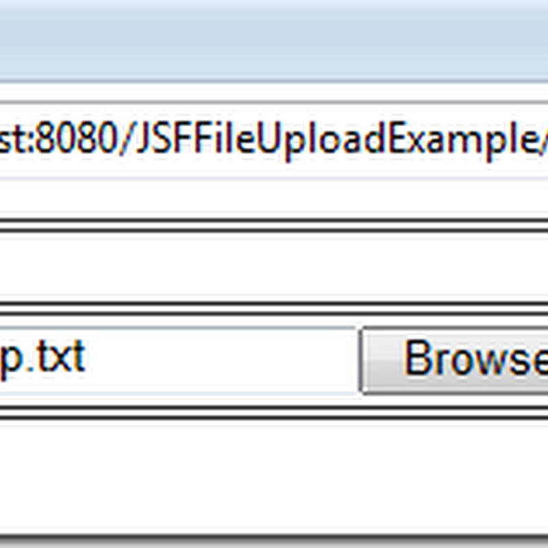 JSF File Upload Example