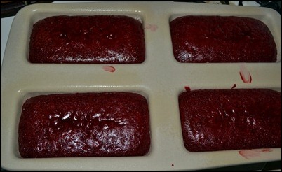 red velvet cake not done