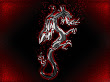 Red Dragon On Black
