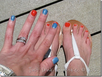 accent nail polish