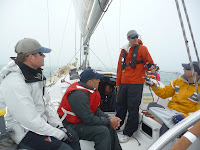 NOOD 2011 / NOOD 2011: Saturday, Morning briefing on Vayu on the way to the racecourse.