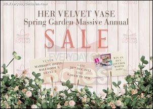Her Velvet Vase Massive Annual Sale Singapore Jualan Gudang EverydayOnSales Offers Buy Sell Shopping
