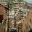 A typical Quito street; unfortunately we'd just climbed up one equally as high only to go back down.