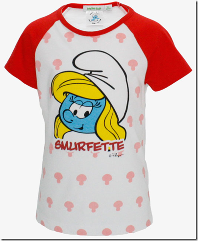 Smurf Baseball Tee - SGD 16