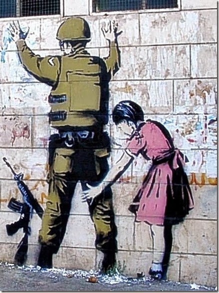 Little Girl Frisks Soldier Little Girl Frisks Soldier