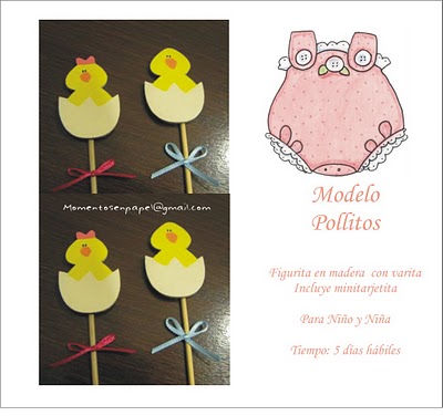 Baby Shower Souvenirs on Encintados Souvenirs Invitaciones Productos Baby Shower Pollitos