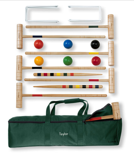 Bean's croquet set is the perfect lawn game for all ages.