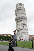 Leaning on the leaning tower