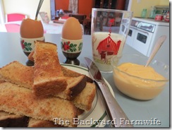 soft boiled eggs - The Backyard Farmwife