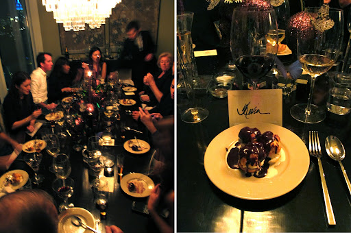 Great friends, delicious food, and beautiful decorations made for a perfect Halloween Eve.
