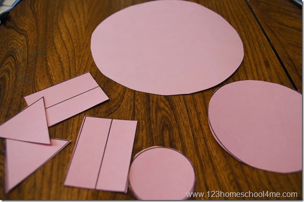 shape pig craft for kids shape pig craft for kids