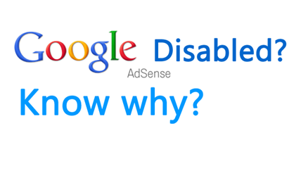 Google adsesne disabled