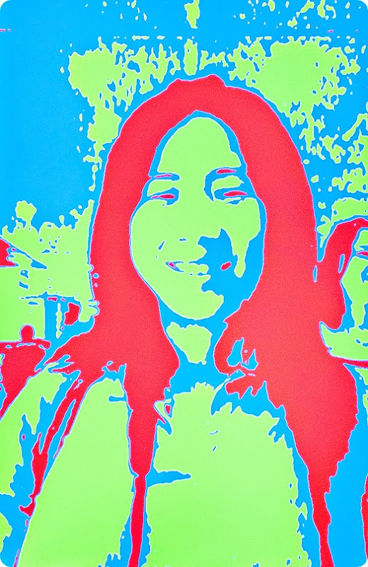 Selfie-Warhol-style Selfie-Warhol-style