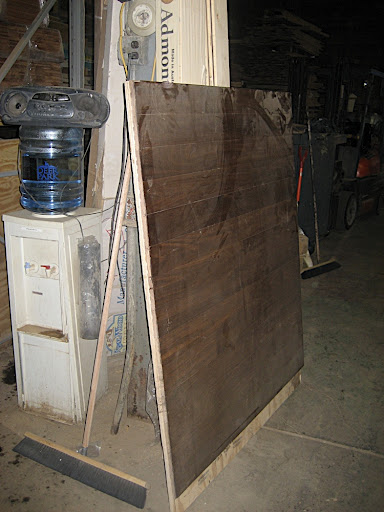 A large flooring sample made for a commercial project.