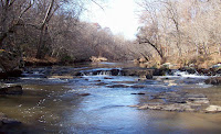 Rapids along Eno River Photo