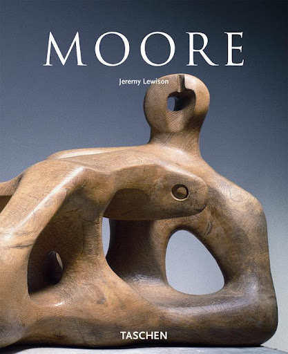 British sculptor Henry Moore's creations 