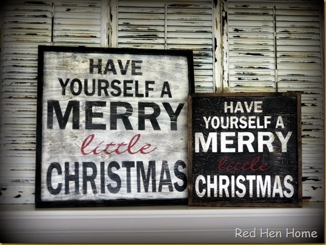 Red Hen Home Have Yourself a Merry little Christmas 3