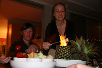 Fondue at Cath and Grant's