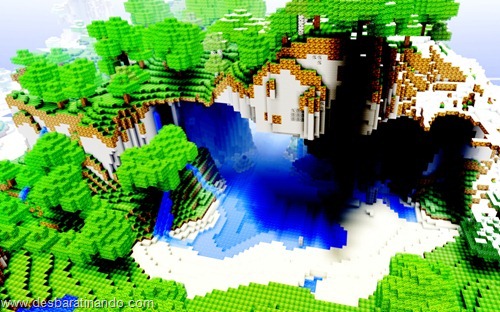 wallpapers minecraft 8 bit pixelados desbaratinando  (12)