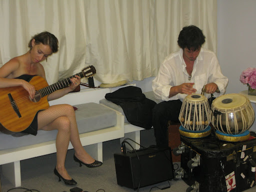 Guests were treated to live music as they explored the new space.