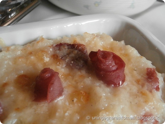 risotto forno rice gratin parma ham prosciutto crudo cavolfiore cauliflower parmigiano parmesan primo riso risotto forno rice gratin parma ham prosciutto crudo cavolfiore cauliflower parmigiano parmesan primo riso