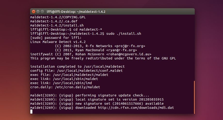 Linux Malware Detect (LMD) - Installazione