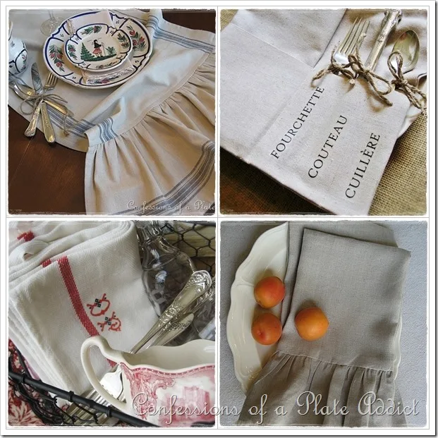 CONFESSIONS OF A PLATE ADDICT DIY French Linens