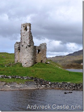 Ardvreck castle ruin