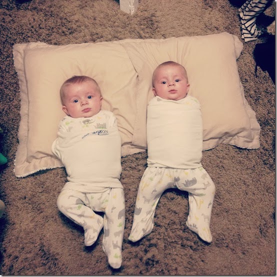 six month twins