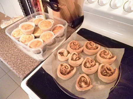 muffins and scrolls