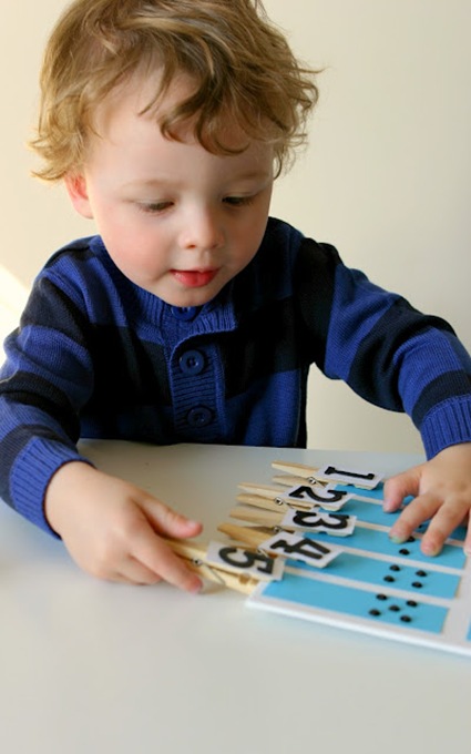 Toddler Number Matching Board 6