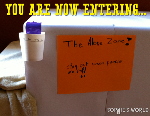 Alone Zone header