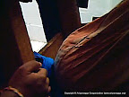 Positioning the statue 4