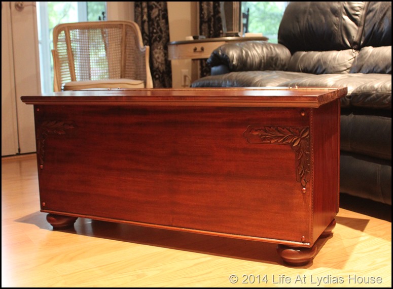 blanket chest from piano parts