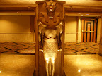 A sarcophagus at the Luxor.