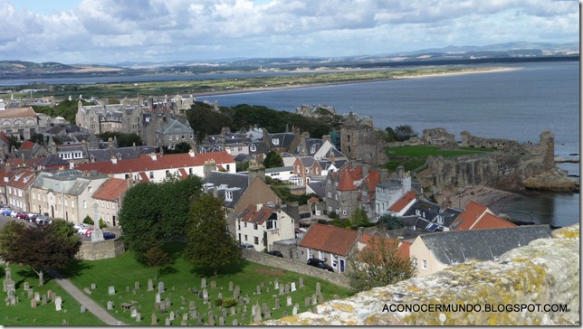 St. Andrews. Catedral. Panorámicas desde Torre de St. Rules-P1050971