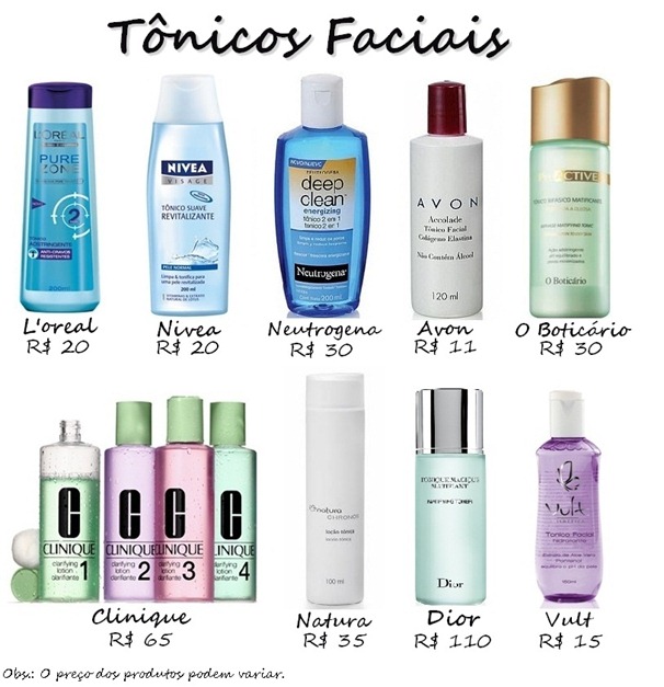 tipos de tônicos tipos de tônicos
