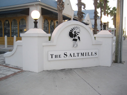 We pedaled over to the nearby shopping area called The Saltmills to pick up some souvenirs.