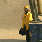 Un roulage sur le boulevard du 30 juin à Kinshasa, 2006.