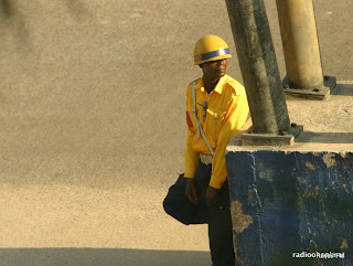 Un roulage sur le boulevard du 30 juin à Kinshasa, 2006.