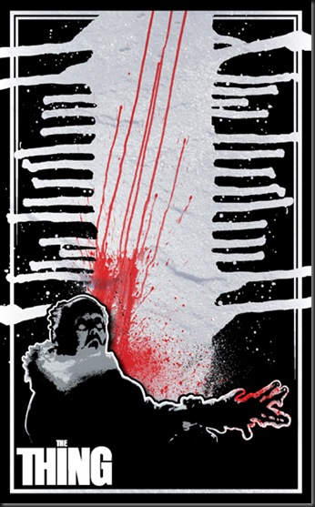 The Thing Snow Blood