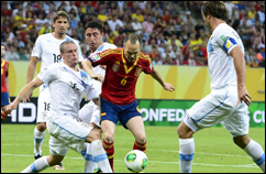 España ganó a Uruguay