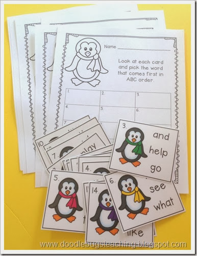 Doodle Bugs Teaching first grade rocks!: Penguin Party! Ten Math