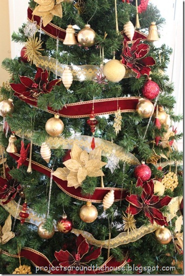 red and gold christmas tree red and gold christmas tree