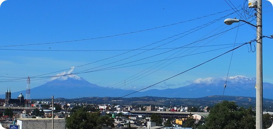 Los volcanes desde Apizaco