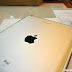 Shiny metal back plate of iPad 2