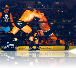 Lesnar & Goldberg locking horns