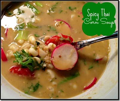 spicy thai corn soup spicy thai corn soup