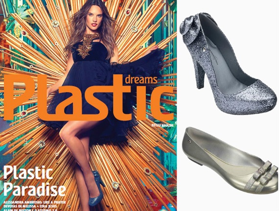 Melissa e Alessandra Ambrósio em parceria na linha Plastic Paradise. Melissa e Alessandra Ambrósio em parceria na linha Plastic Paradise.